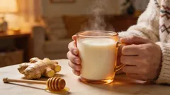 Inkivääri ja maito flunssaan: juoma, joka todella auttaa lämmittämään kurkkua