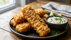 Rapeat kalapuikot ilman munia ja maitoa: salaisuus ilmavaan taikinaan, jossa on hiilihappoa