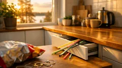 Kaksi nerokasta kotiniksiä pillillä: sulje sipsipussi ja estä kaulakorun sotkeutuminen