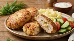 Kuinka tehdä mehukkaita kanakotletteja: vaiheittaiset ohjeet